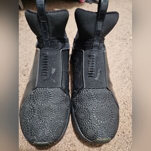 PUMA Fierce Black Slip-On Shoes